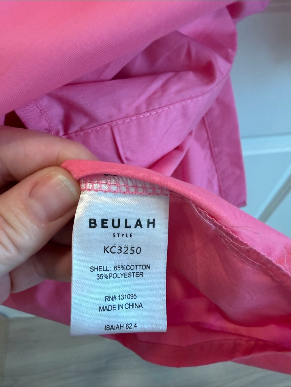 NWT Beulah Style Kendra Hot Pink Tiered Ruffle Sleeve Mini Shirt Dress S/M - Picture 6 of 9
